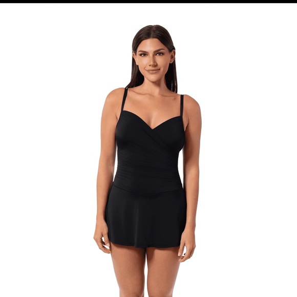 Jantzen Black Swim Dress - Picture 1 of 5